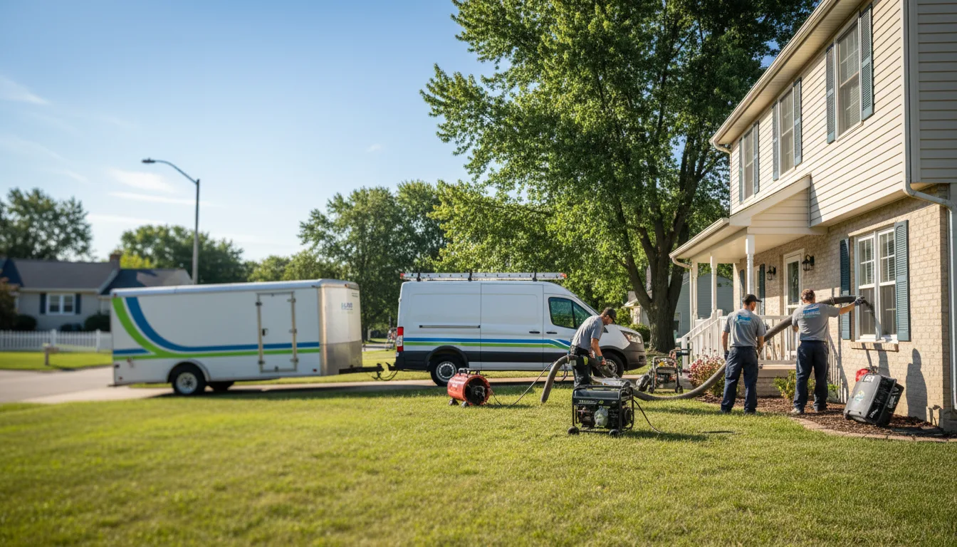 Flooded Basement Restoration And Cleanup With Repair in Street, MD near me